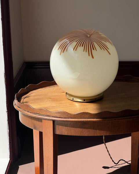 Vintage Ludovico Diaz de Santillana Murano Anemone table lamp