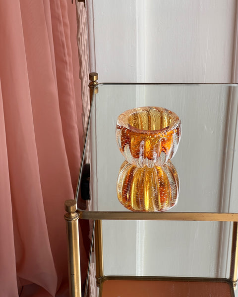 Vintage amber Murano bowl