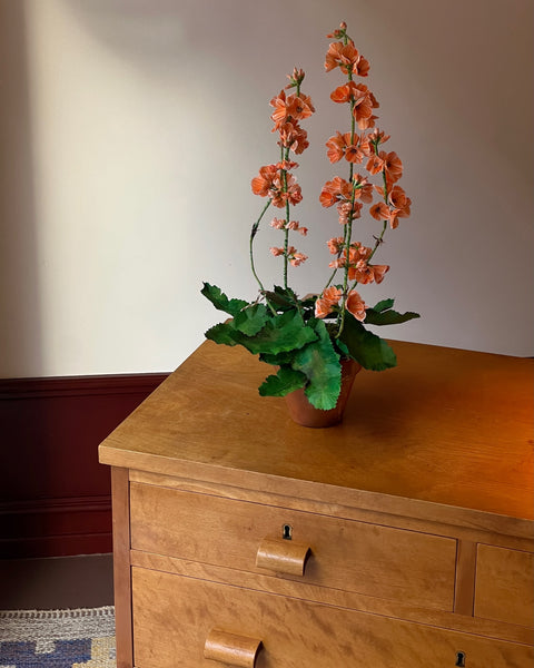 Paper flower ”Peach primrose japonica”