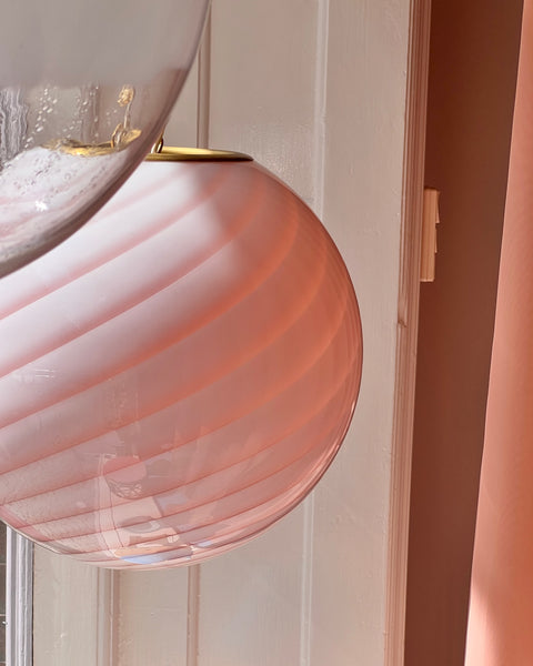Ceiling lamp - Peach swirl (D40)