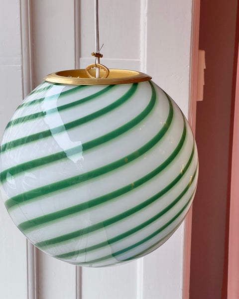 Ceiling lamp - Green swirl (D30)