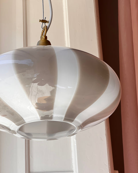 Candy ceiling lamp - Grey vertical stripes (sample)
