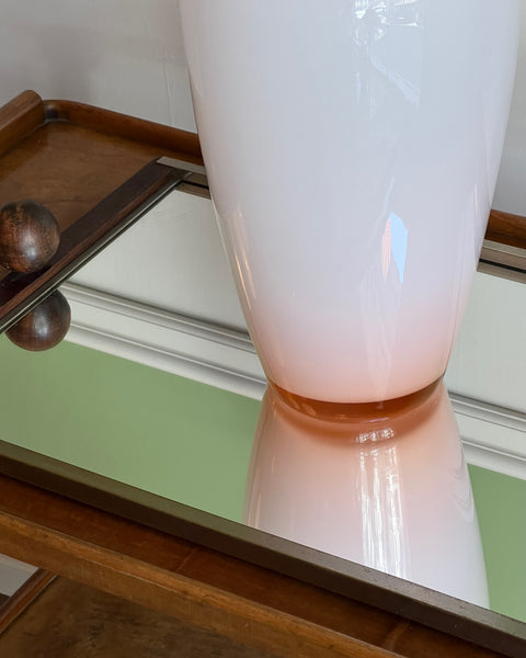 Vintage pink Murano vase