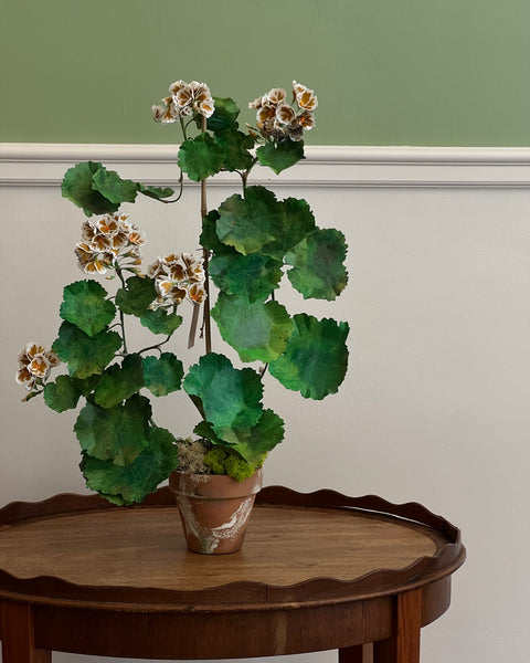 Paper flower "Ochre Pelargonium"