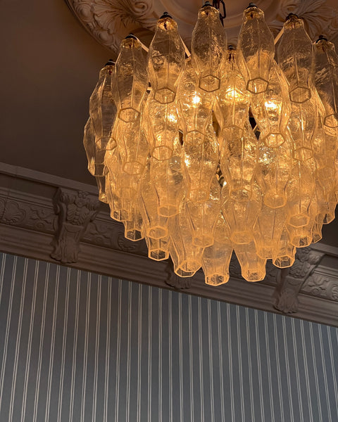 Vintage Carlo Scarpa Murano chandelier