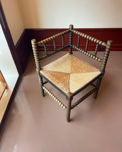 Vintage Bobbin corner chair