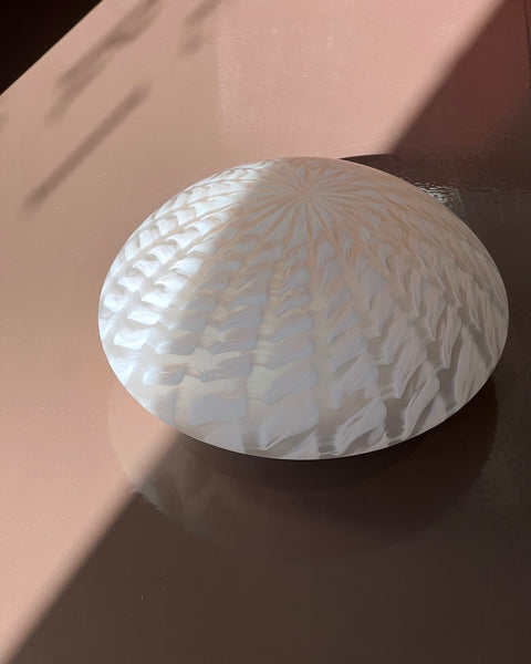 Vintage Murano blurred pink ceiling/wall lamp (D28)