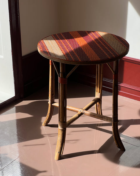 Vintage rattan table