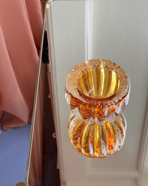 Vintage amber Murano bowl