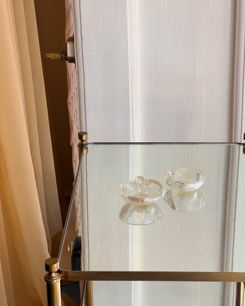 Vintage Murano golden seguso bowl