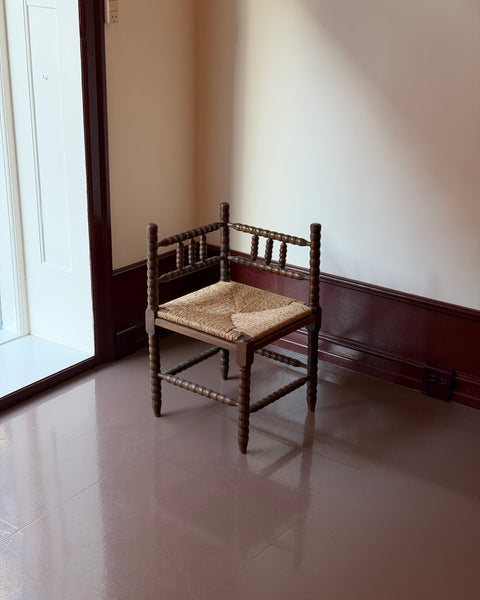 Vintage Bobbin corner chair