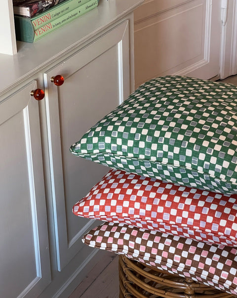 Faye cushion - Pea Green