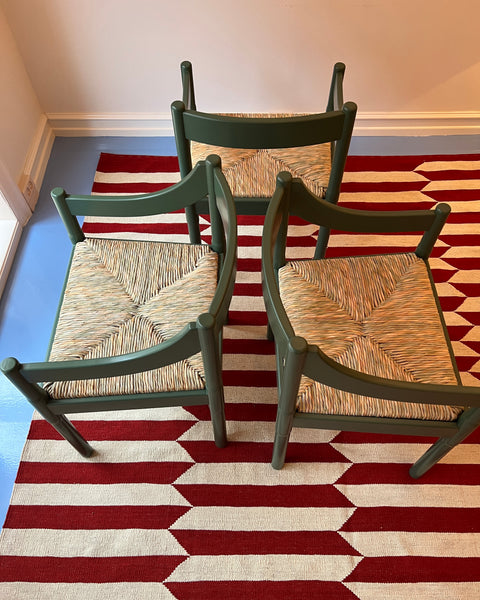 Carimate chair by Vico Magistretti - Green