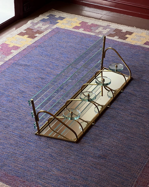 Vintage hat shelf with coat rack