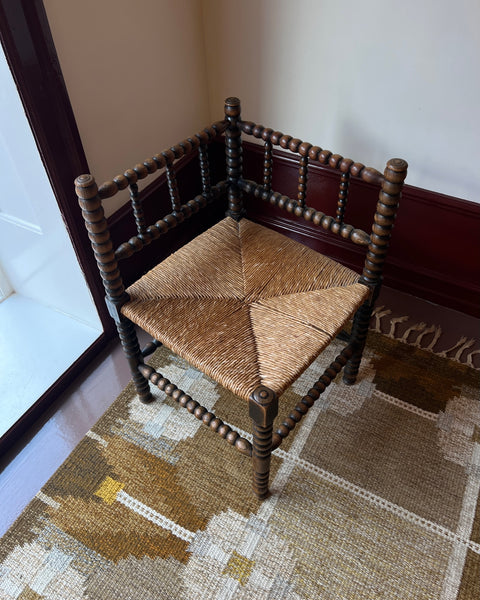 Vintage Bobbin corner chair