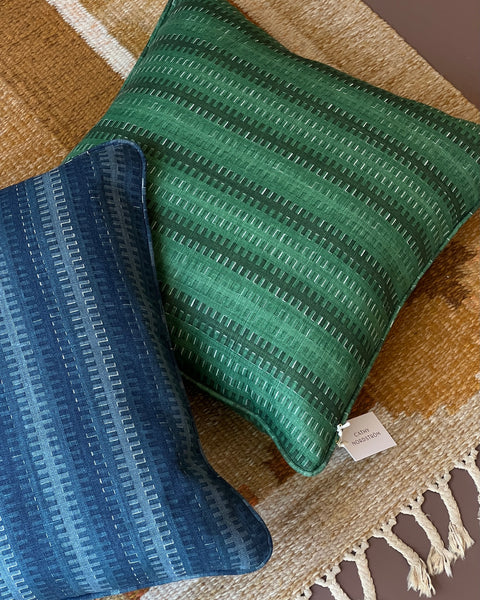 Karin's Rölakan cushion - Indigo (Available upon request)