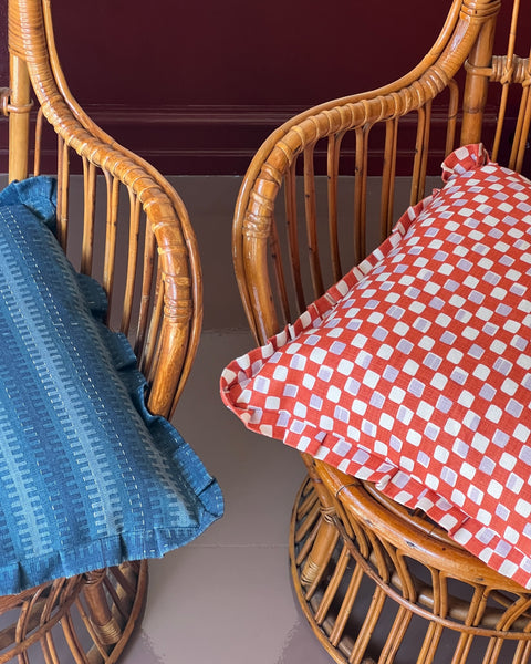 Vintage rattan chair by Fratelli Castano
