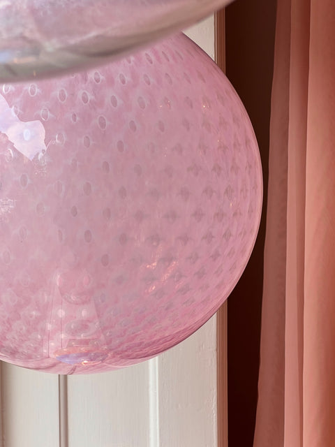 Ceiling lamp - Pink dotted (D40)