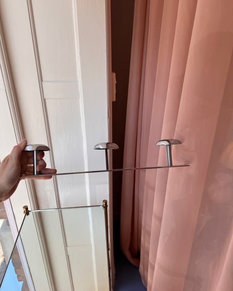 Vintage chrome coat rack