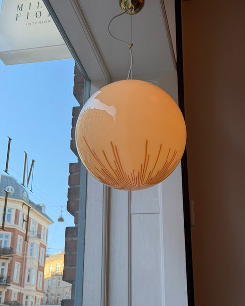 Vintage Ludovico Diaz de Santillana Murano Anemone ceiling lamp (D40)