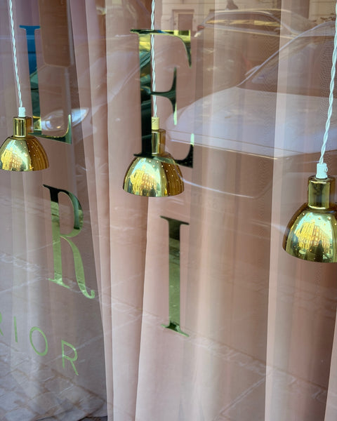 Vintage Flora brass ceiling lamp by Hans-Agne Jakobsson for Markaryd (3 available)