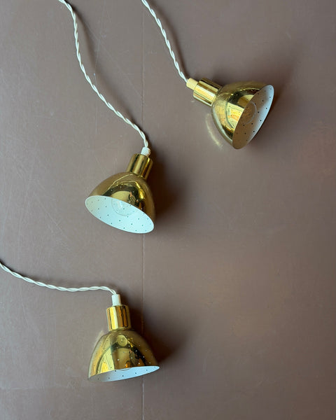 Vintage Flora brass ceiling lamp by Hans-Agne Jakobsson for Markaryd (3 available)