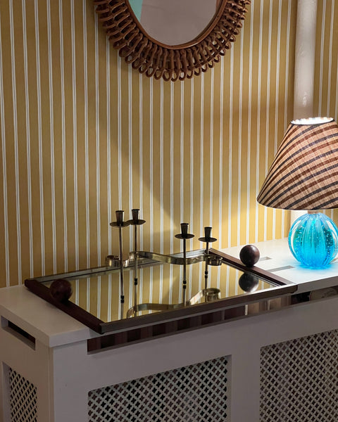 Vintage brass candle holder