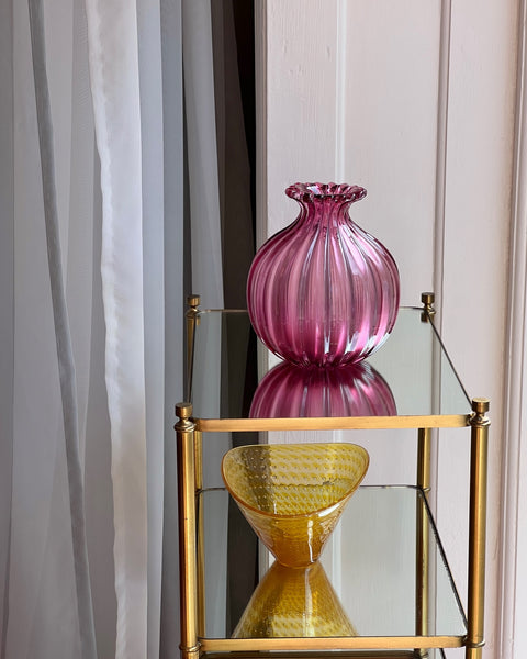 Vintage purple Murano vase
