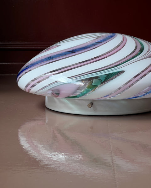 Vintage Murano multi-colored ceiling/wall lamp (D38)