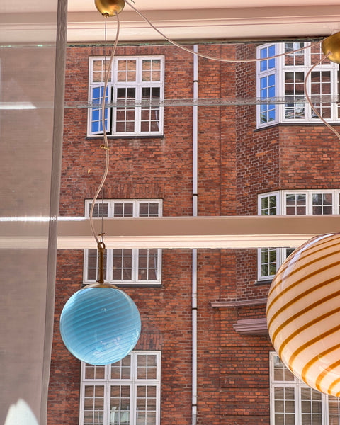 Ceiling lamp - Light blue swirl (D20)