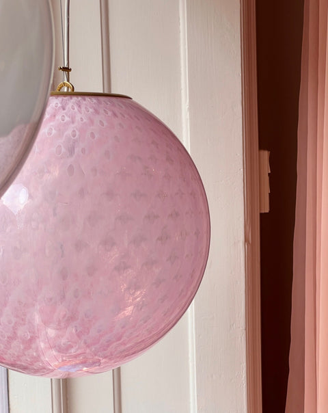 Ceiling lamp - Pink dotted (D40)