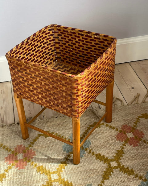 Vintage rattan stand