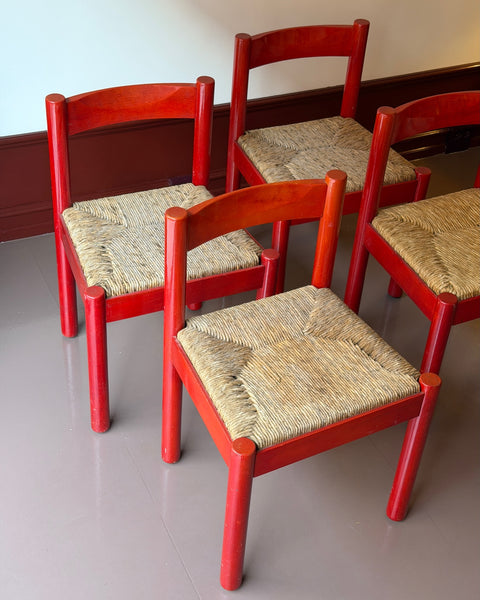 Carimate chair by Vico Magistretti (4 available)