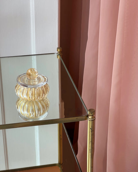 Vintage golden Murano bonbonniere