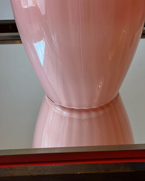 Vintage peach Murano vase