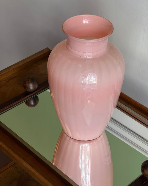 Vintage peach Murano vase