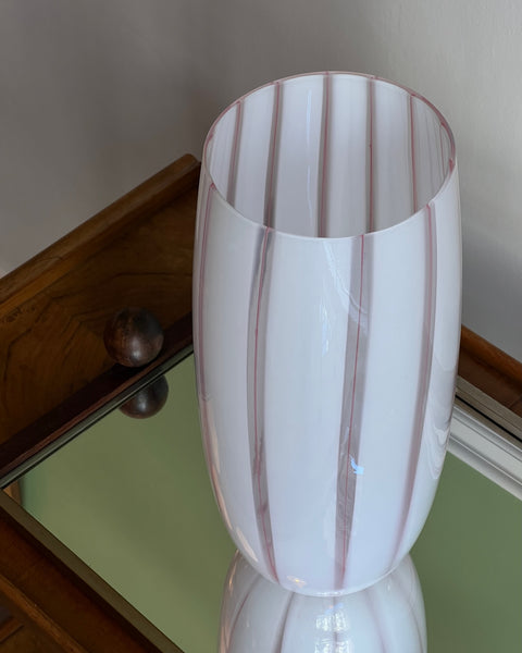 Vintage pink Murano vase