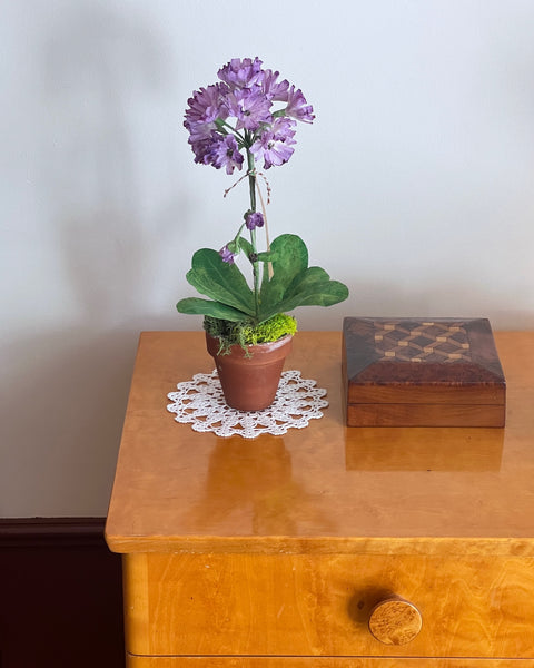 Paper flower ”Purple Primerose Aurora”