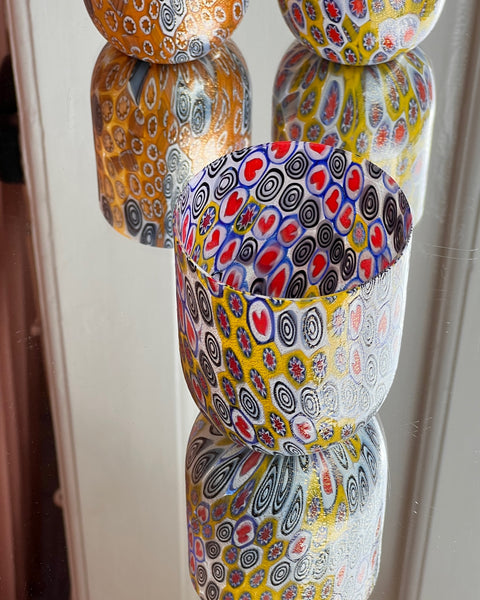 Vintage Murano Millefiori glass