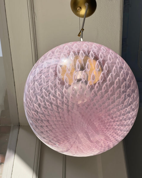 Ceiling lamp - Pink dotted (D30)