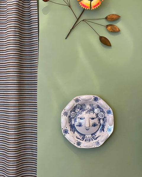 Vintage Bjørn Wiinblad ceramic wall plate