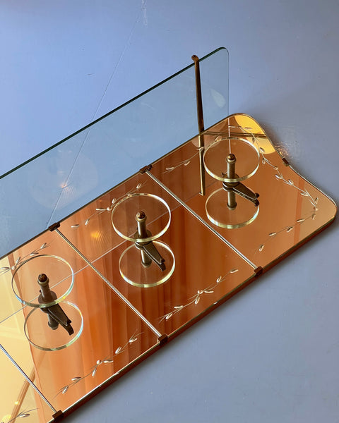 Vintage coat rack by Cristal Art