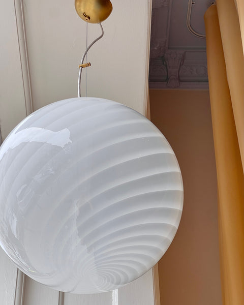 Ceiling lamp - White swirl (D40)