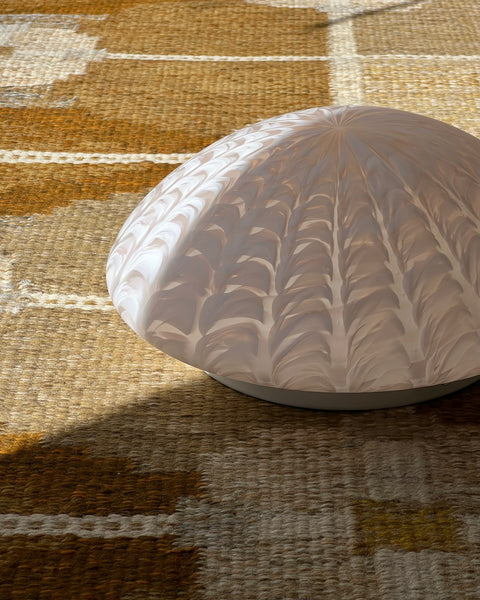 Vintage Murano blurred pink ceiling/wall lamp (D28)
