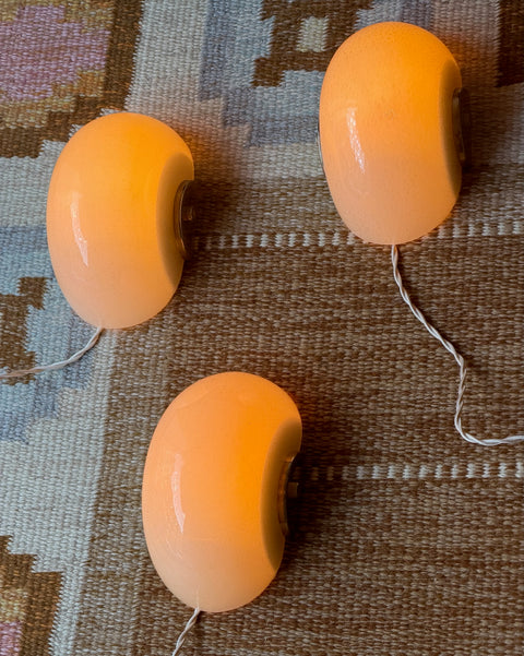 Vintage cream Murano wall lamp (3 available)