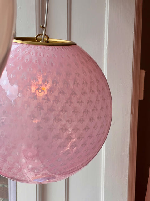 Ceiling lamp - Pink dotted (D40)