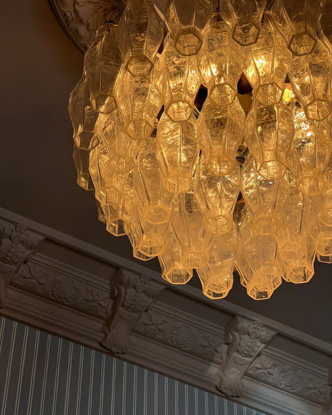 Vintage Carlo Scarpa Murano chandelier