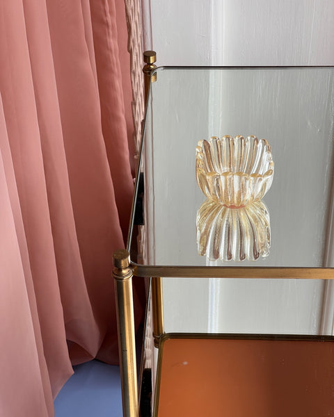 Vintage golden Murano bowl