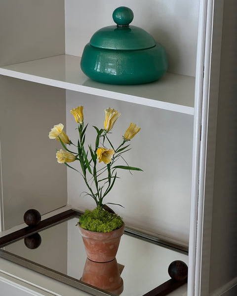 Paper flower ”Yellow Bellflower”