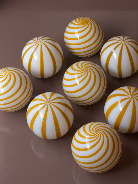 Candy ceiling lamp - Amber swirl (D20)